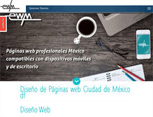 Tablet Screenshot of estudio-web-mexico.com